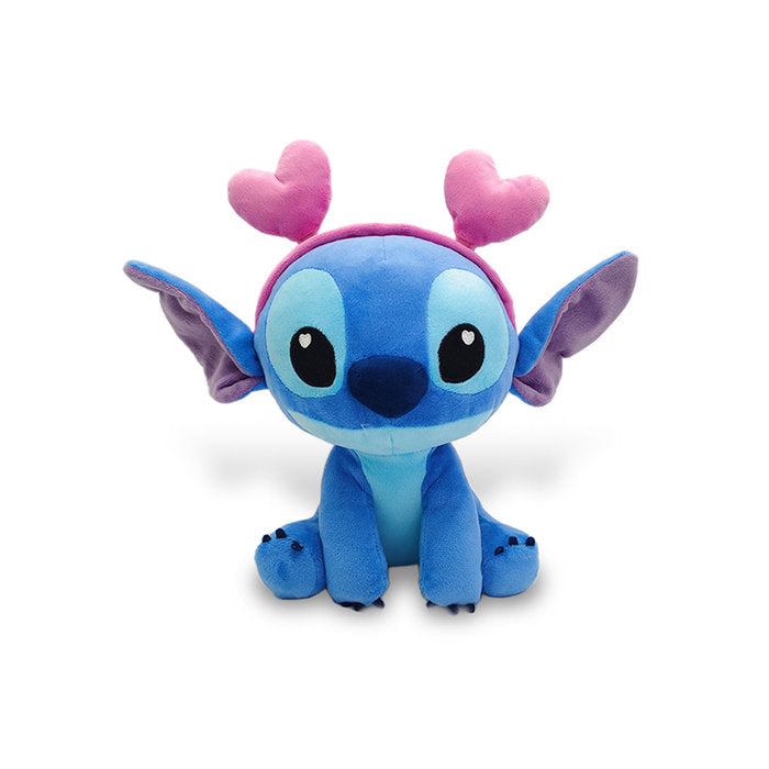 PELUCHE STITCH CON DIADEMA DE CORAZONES 25CM | PELUCHES DISNEY | 1 UNIDAD | 5400868031690 Imagen principal del producto