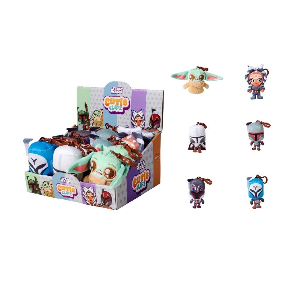 Expositor 12 Mandalorian Clips Peluche Disney