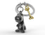 LLAVERO METALMORPHOSE ANIMAL COLLECTION DINO WITH BONE CHAR | METALMORPHOSE | 1 UNIDAD | 5404006043965