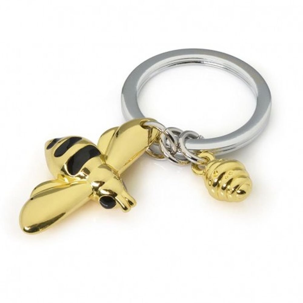 Llavero Metalmorphose Animal Collection Abeja y Miel Marca METALMORPHOSE