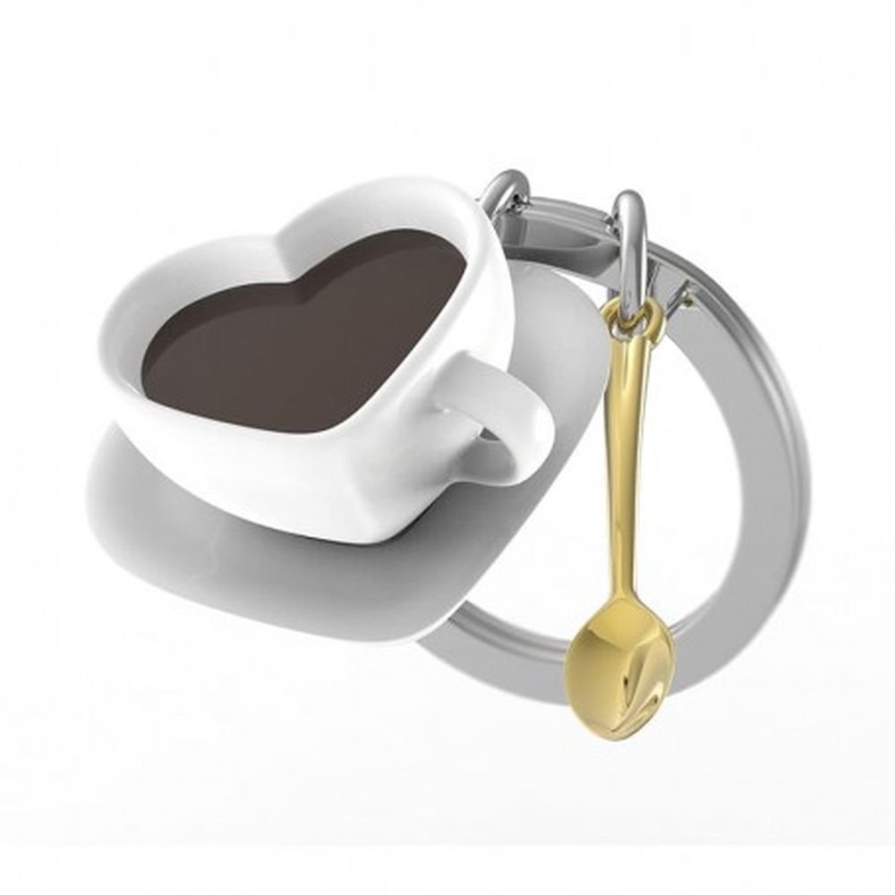 LLAVERO METALMORPHOSE LIFESTYLE - LOVE COFFEE + MINI CUCHARA | METALMORPHOSE | 1 UNIDAD | 5404006049790