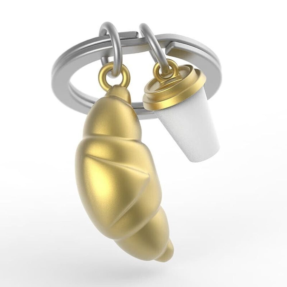 LLAVERO METALMORPHOSE LIFESTYLE COLLECTION CROISSANT Y CAFE | METALMORPHOSE | 1 UNIDAD | 5404006052356