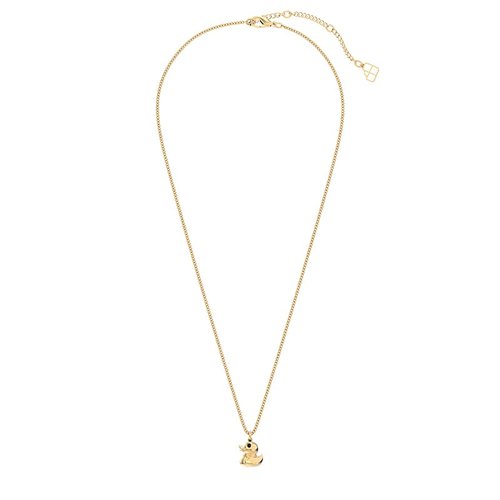 Collar Chocli Pato 36-43 cm, metal chapado oro
