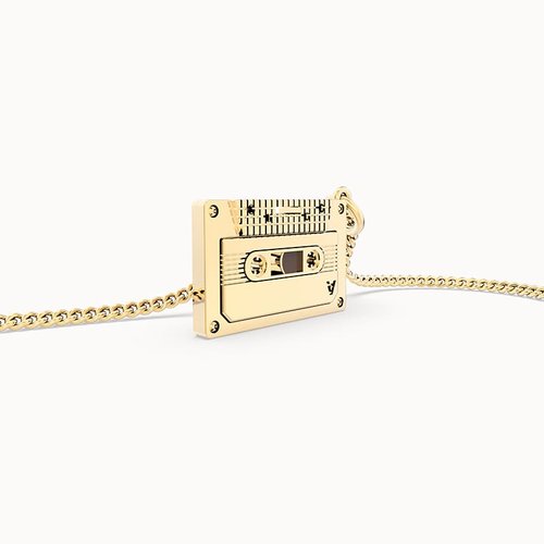 Collar Chocli Casette oro - Accesorios regalo