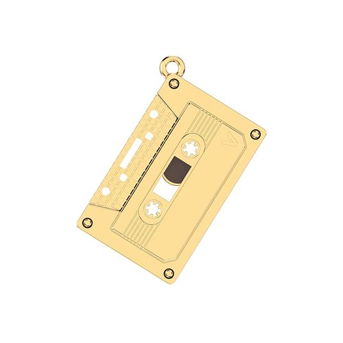 Collar Chocli Casette oro - Accesorios regalo