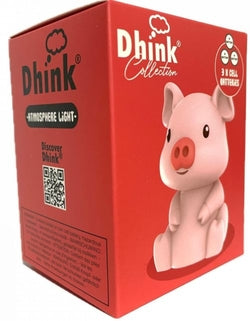 Luz de Noche Cerdo Dhink Pilas LR44 para niños y adultos