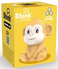 Luz de Noche Mini Dhink Mono Pilas LR44 para Dormitorio y Regalo
