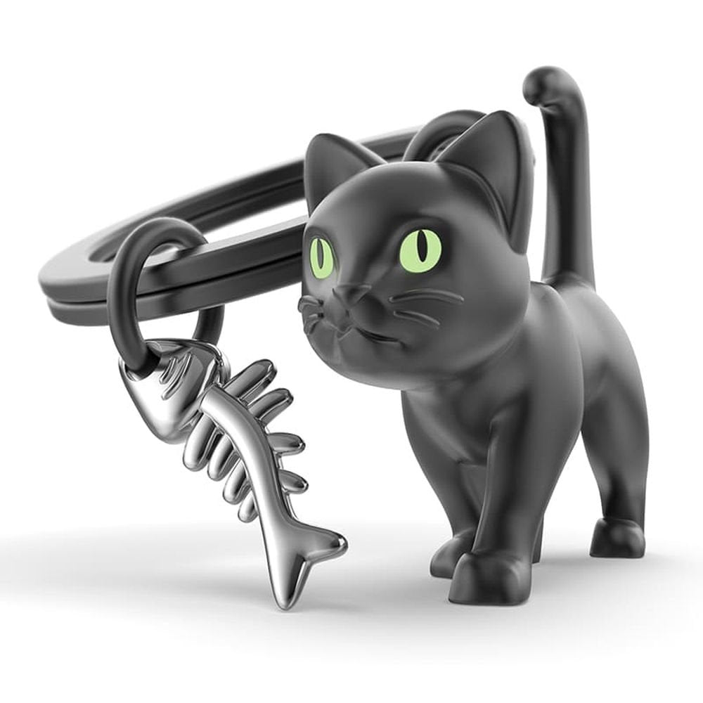 Llavero Metalmorphose Animals Gato Negro Marca Metalmorphose
