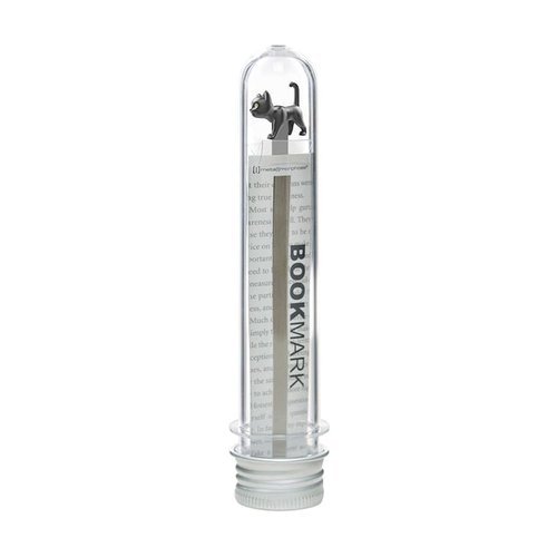 Marcalibros Metalmorphose Gato Negro en Metal para Puntos de Libro Imagen principal del producto