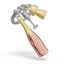 LLAVERO METALMORPHOSE LIFESTYLE CHAMPAGNE ROSE | METALMORPHOSE | 1 UNIDAD | 5404006066360