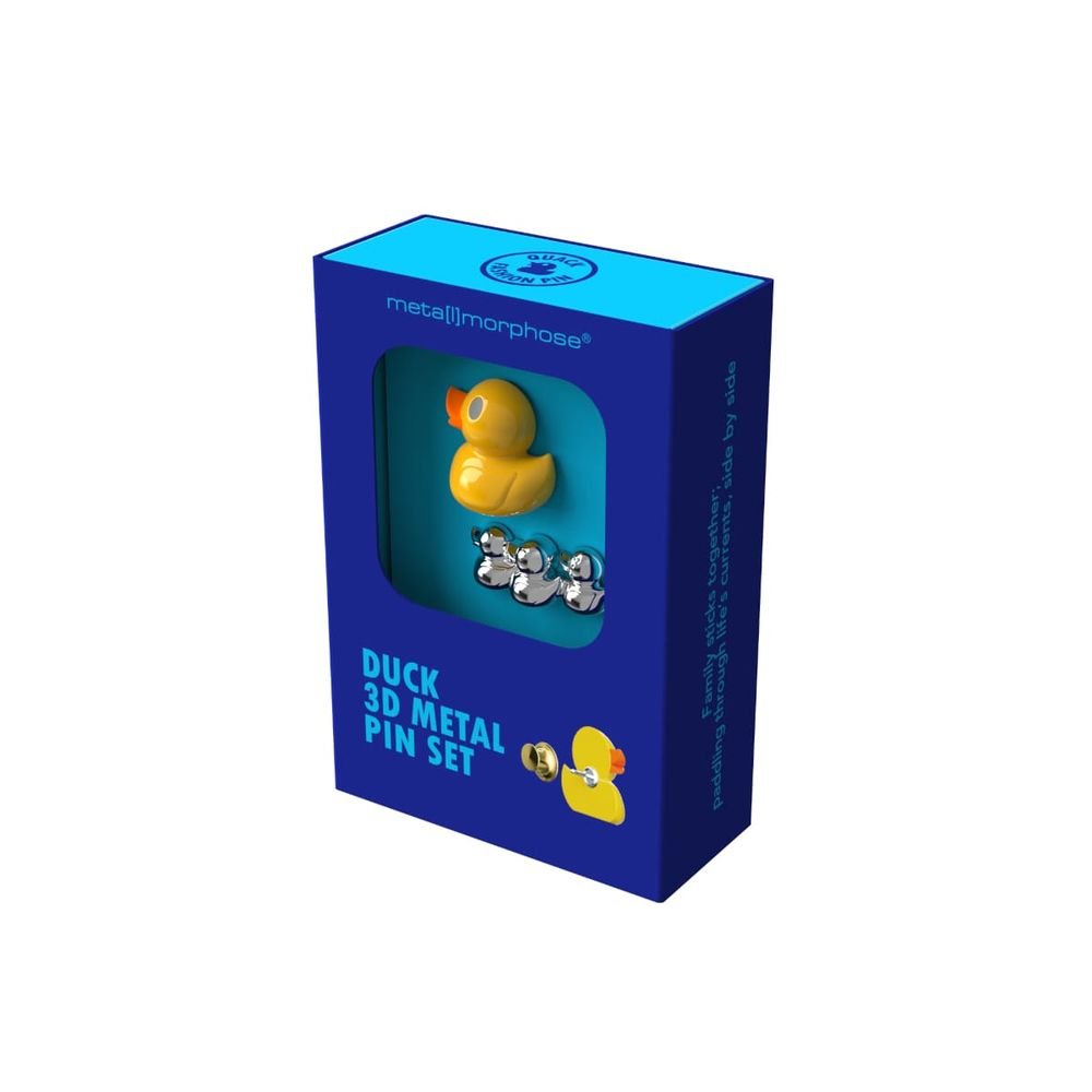 Juego 2 Pins Metalmorphose Animals Pato y Patitos Metal Morphose Imagen principal del producto