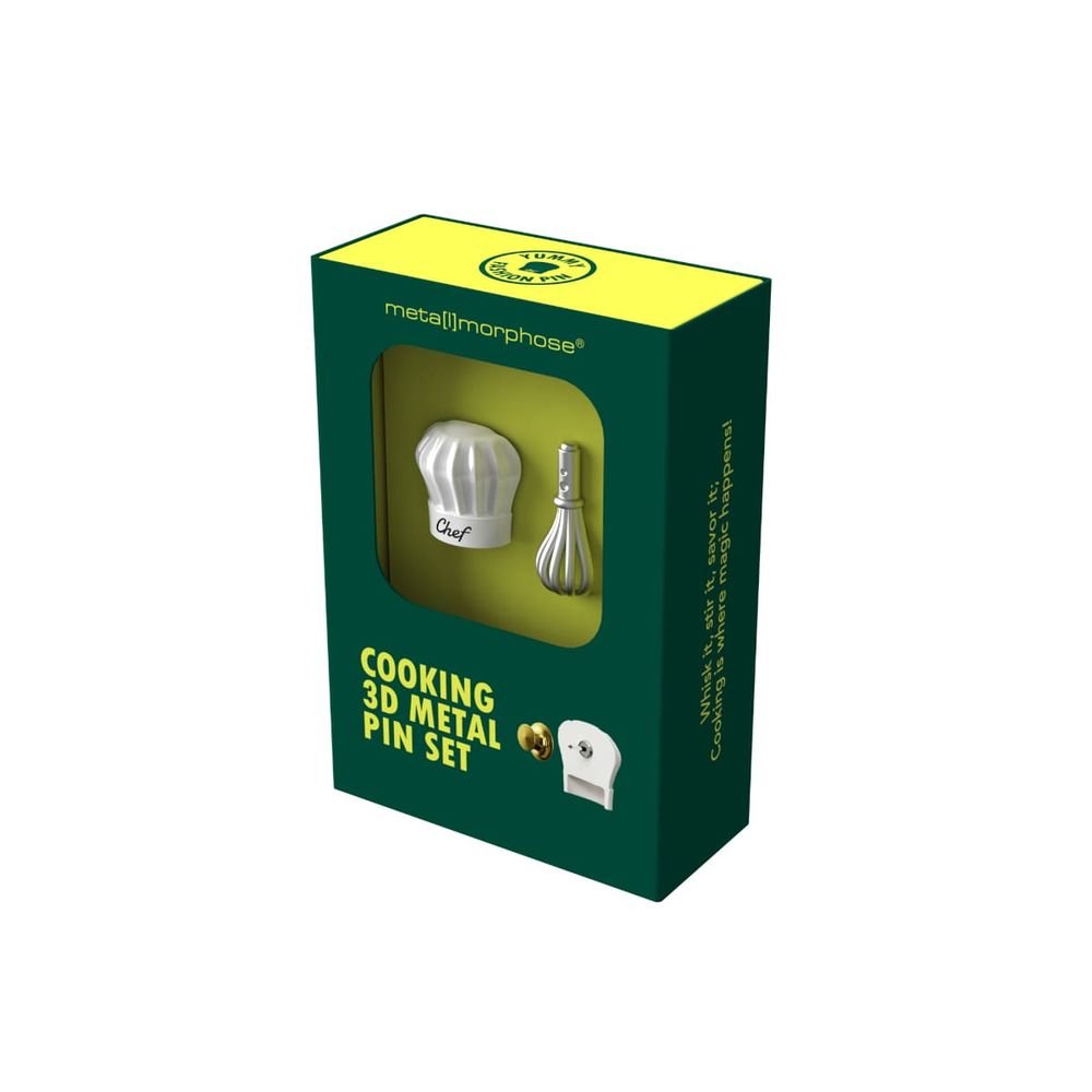 JUEGO 2 PINS METALMORPHOSE LIFESTYLE CHEF | METALMORPHOSE | 1 UNIDAD | 5404006066940