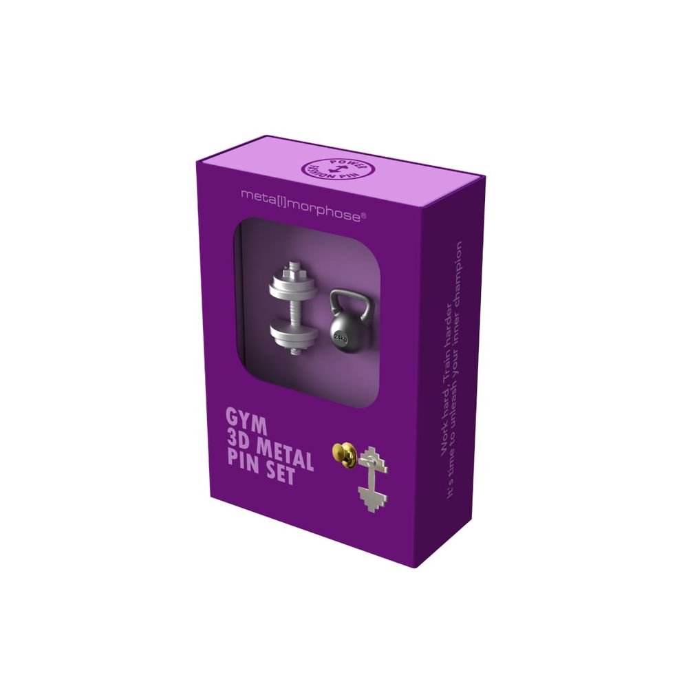 Juego 2 Pins Metalmorphose Lifestyle Pesas Marca Metalmorphose Imagen principal del producto