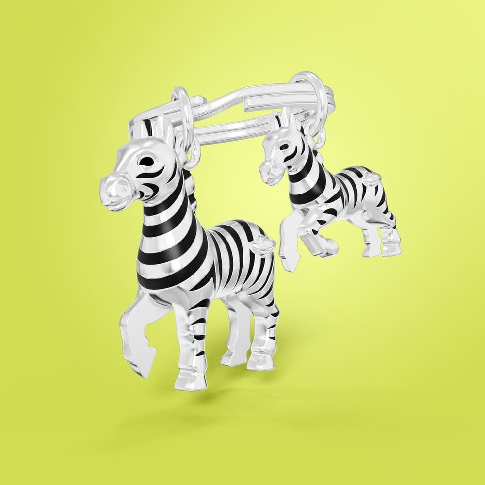 Llavero Metalmorphose Animals Zebra