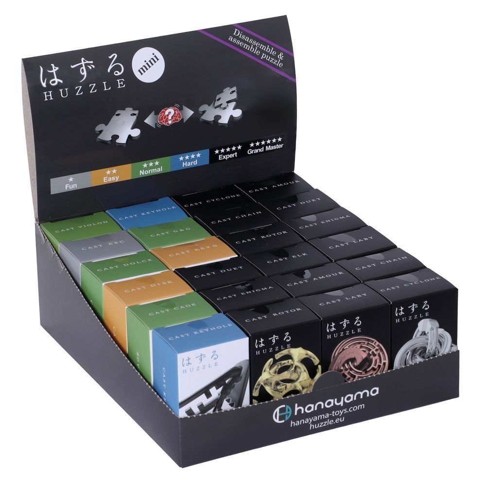 Expositor 24 Mini Huzzle Display Diamond Dotz Madnesstoys Imagen principal del producto