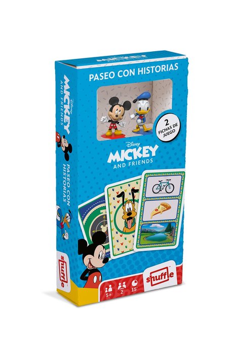 Naipe Infantil Mickey And Friends Paseo con Historias Marca Cartamundi