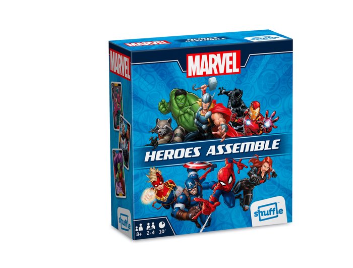 Baraja Marvel Combo Heroes Marca Cartamundi Pack 52 cartas