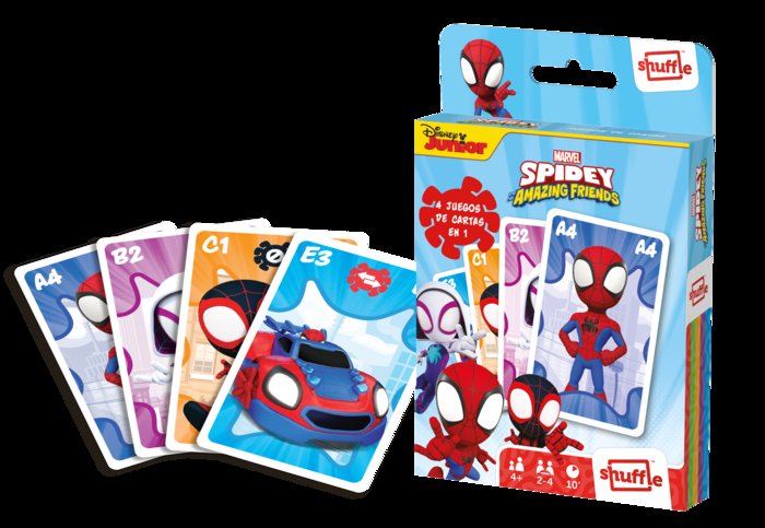 JUEGO DE CARTAS INFANTIL SPIDEY | CARTA MUNDI SHUFFLE | 1 UNIDAD | 5411068863332