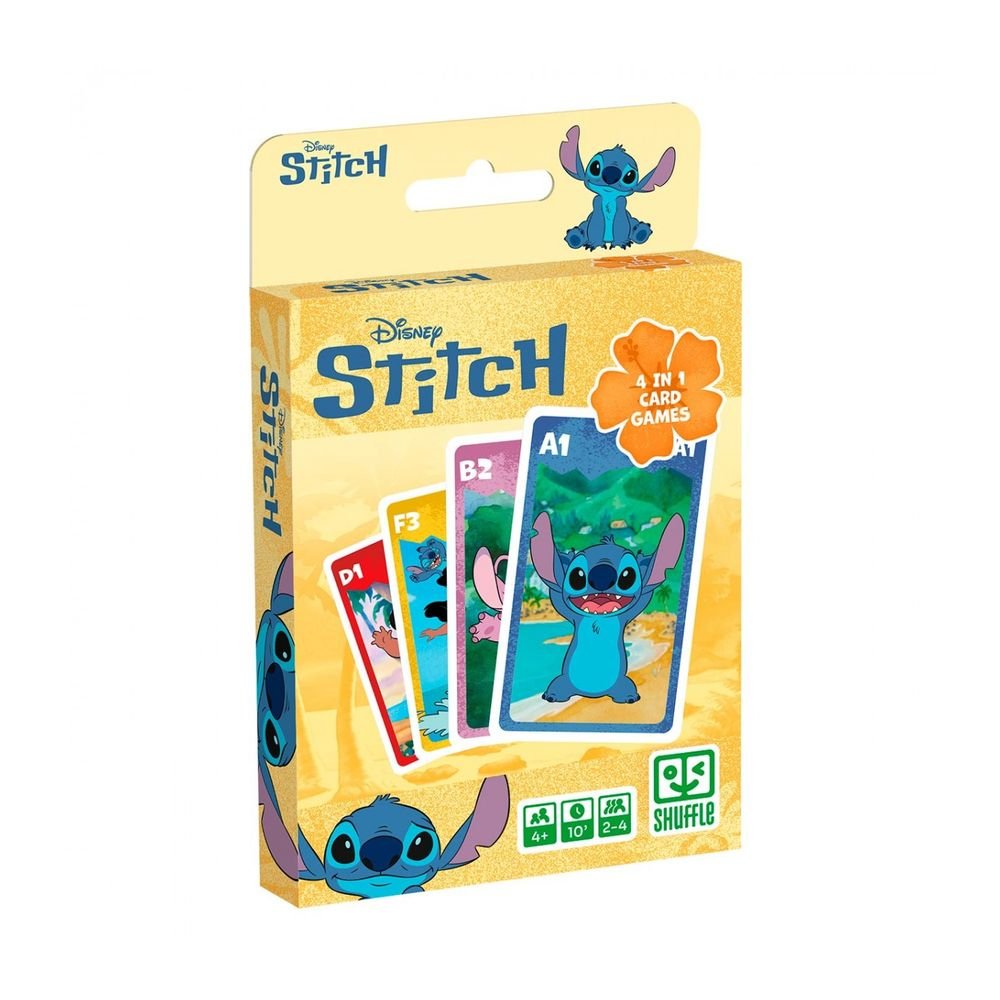 BARAJA DE CARTAS INFANTIL SHUFFLE STITCH | CARTA MUNDI SHUFFLE | 1 UNIDAD | 5411068870637