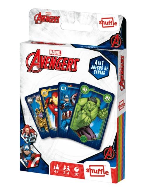 BARAJA INFANTIL AVENGERS | CARTA MUNDI SHUFFLE | 1 UNIDAD | 5411068988486