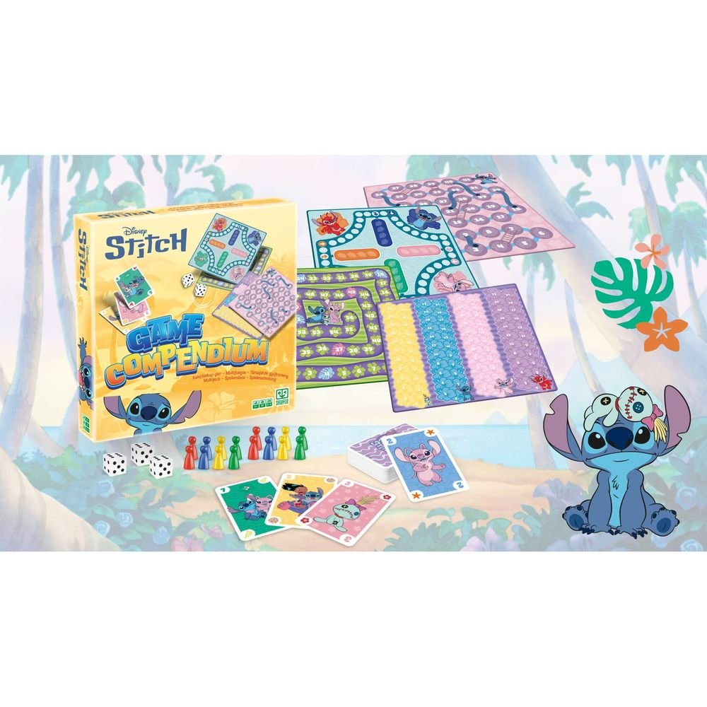 Juego Shuffle Compendium Disney Stitch Carta Mundi