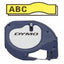 Cinta Dymo Tag 12x4 Plástico Amarillo Marca Dymo