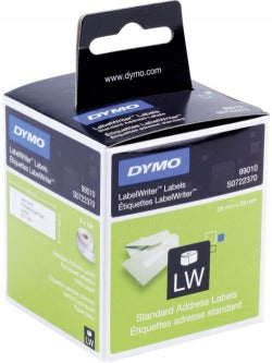 Etiquetas permanentes blancas 89x28 mm DYMO pack 2
