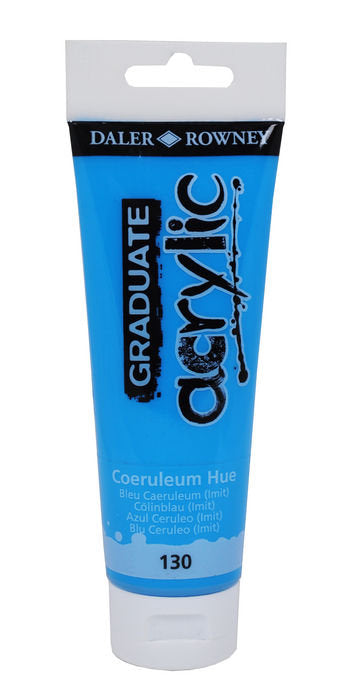 PINTURA ACRILICA GRADUATE 120ML COERULEUM HUE | 3 UNIDADES | (DALER ROWNEY) Imagen principal del producto