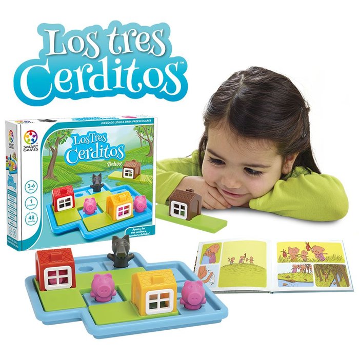 JUEGO DE MESA LOS TRES CERDITOS | LUDILO | 1 UNIDAD | 5414301519164 Imagen principal del producto
