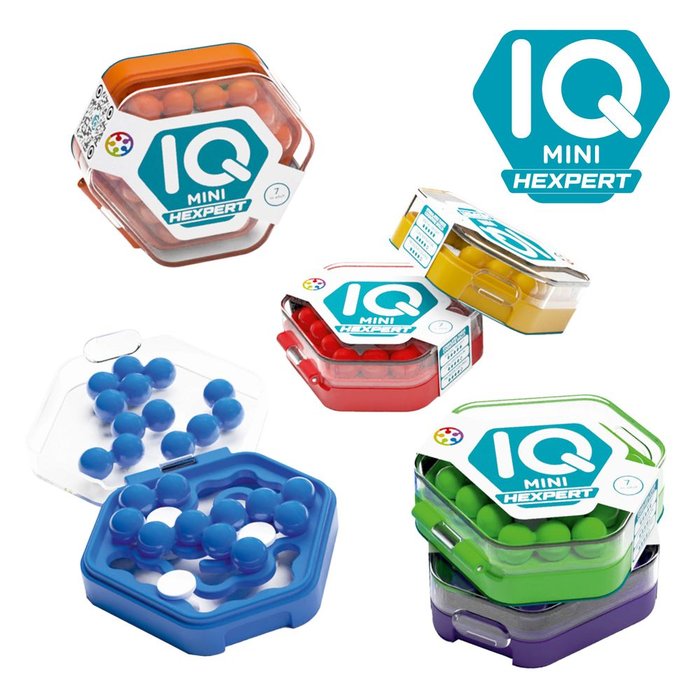 EXPOSITOR 24 UD IQ MINI HEXPERT SURTIDO | LUDILO | ENVASE 24 UDS. UNIDAD | 25414301525008 Imagen principal del producto