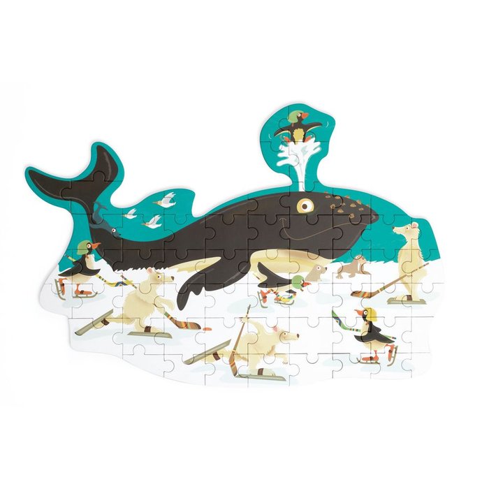 Puzle Contorno Ballena Scratch Imagen principal del producto