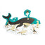 Puzle Contorno Ballena Scratch
