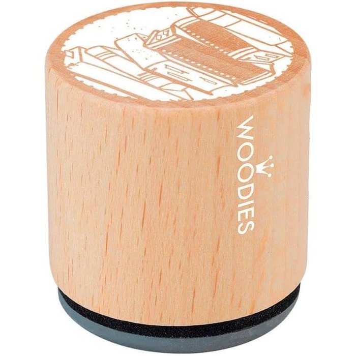 Sello Exlibris Woodies Stamp Diseño Libros COLOP España Imagen principal del producto