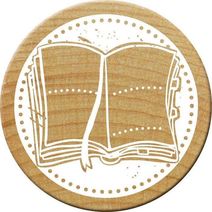 Sello Exlibris Woodies Stamp Diseño Libro COLOP España Imagen principal del producto