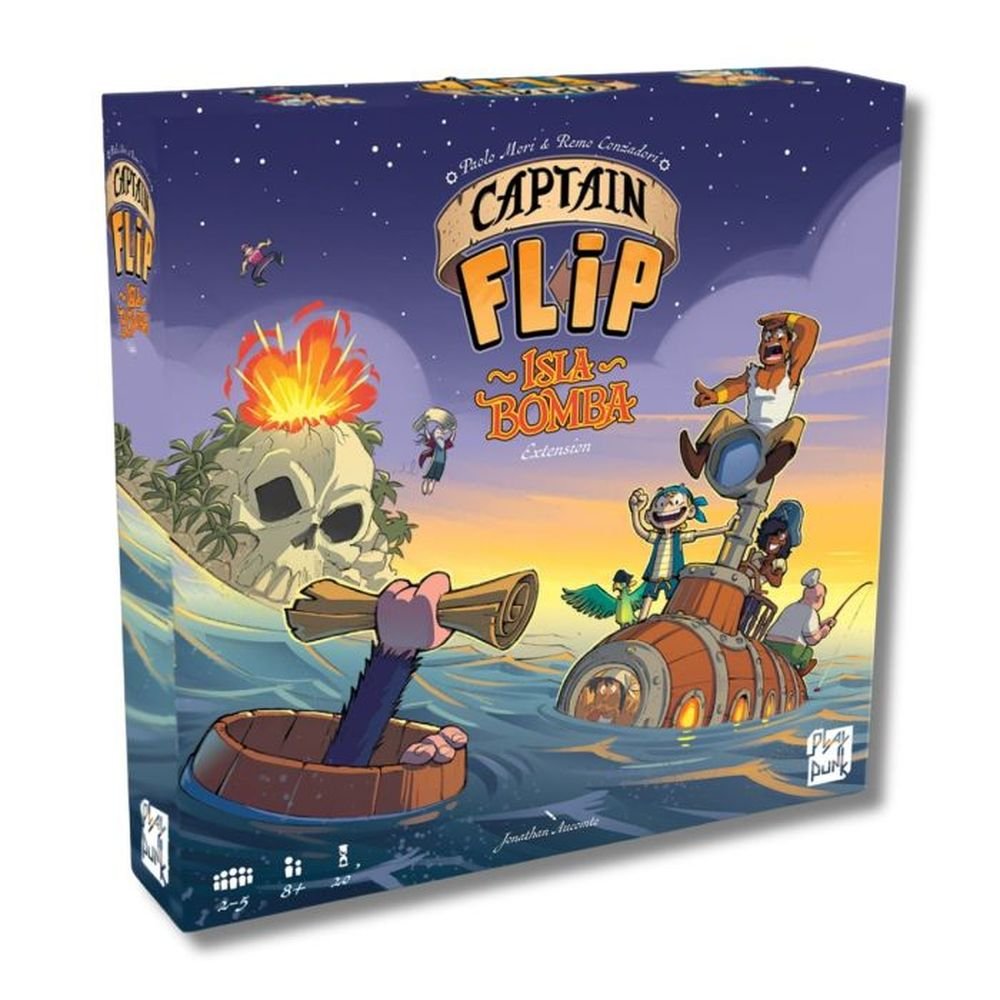 Juego de Mesa Captain Flip Isla Bomba Zacatrus Imagen principal del producto
