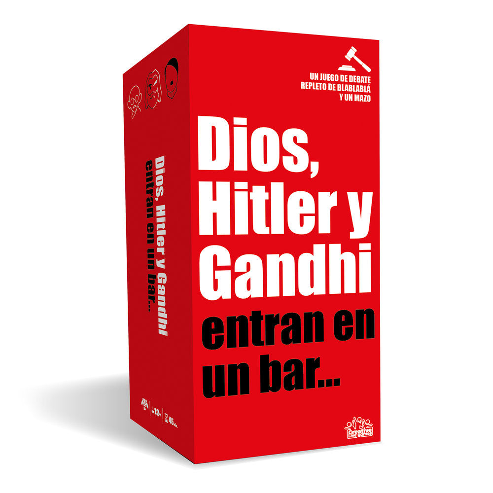 Juego de mesa Dios, Hitler y Gandhi entran en un bar