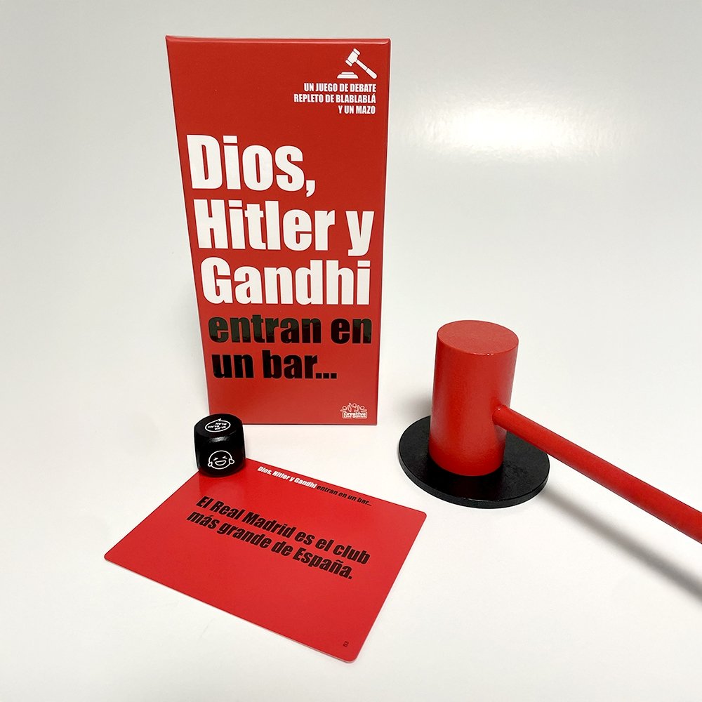 Juego de mesa Dios, Hitler y Gandhi entran en un bar