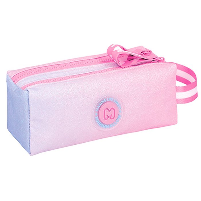 PORTATODO DOBLE RECTANGULAR STARMANIA ROSA | MARSHMALLOW Imagen principal del producto
