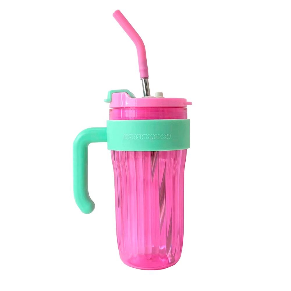 Taza con pajita Marshmallow 920ml