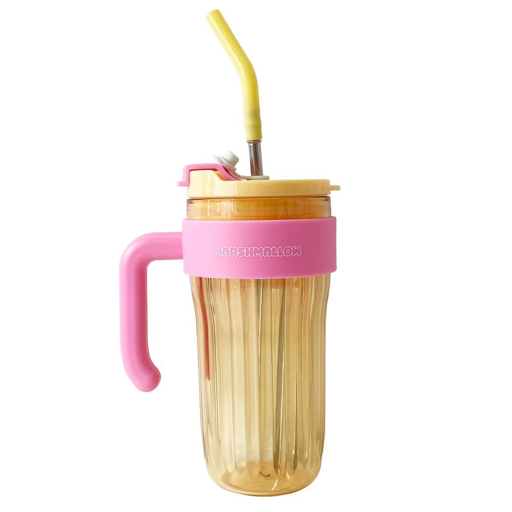 Taza con pajita Marshmallow 920ml