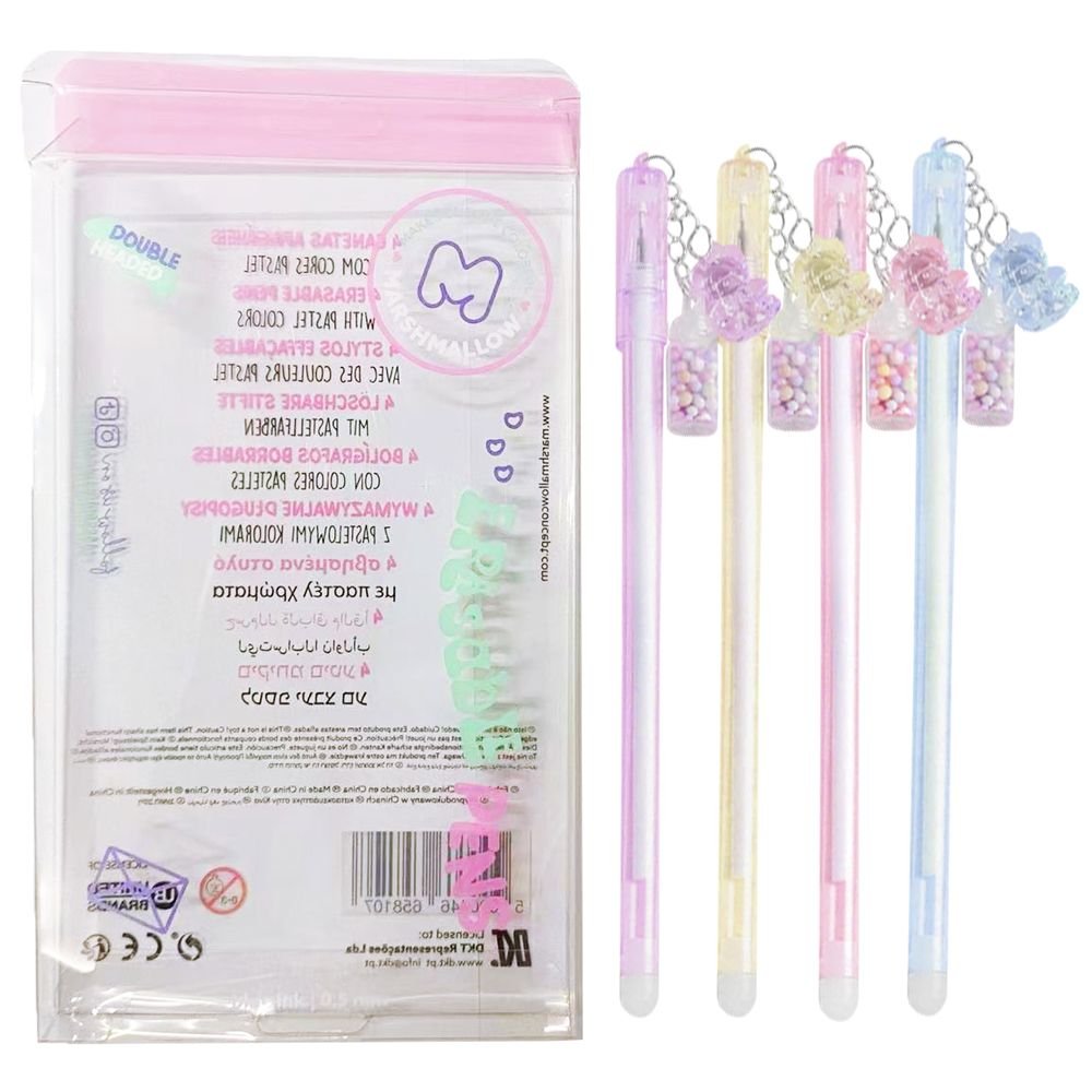 Set 4 Bolígrafos Borrables Colors Marshmallow Imagen principal del producto