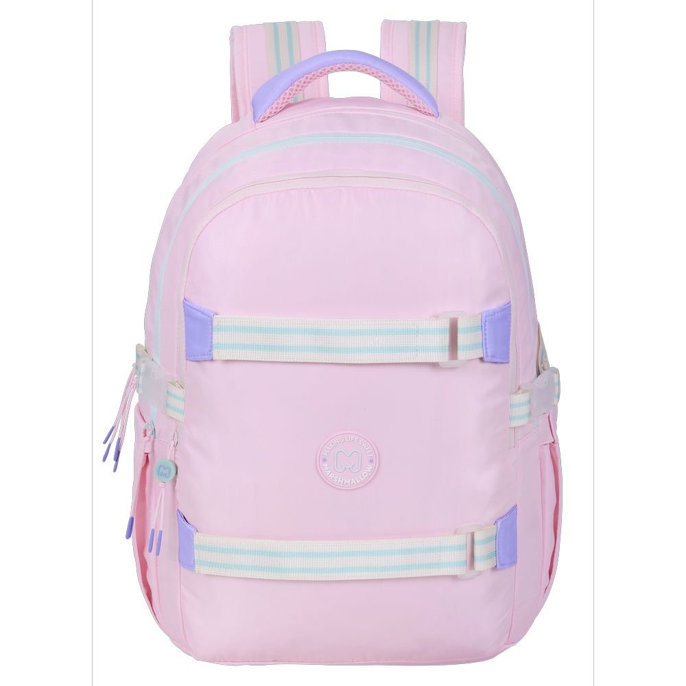Mochila escolar Aura Pink Marshmallow 44x31cm