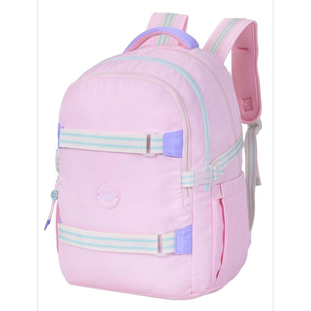 Mochila escolar Aura Pink Marshmallow 44x31cm