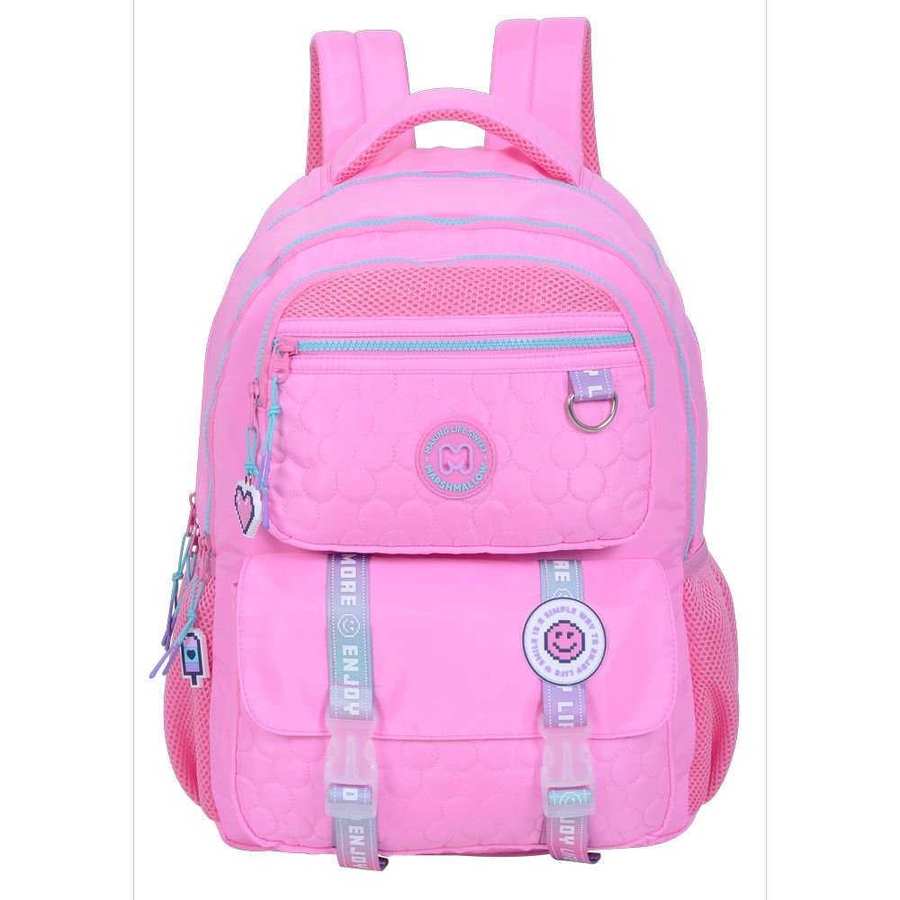 Mochila Escolar Doble Blush 44x32cm Marshmallow