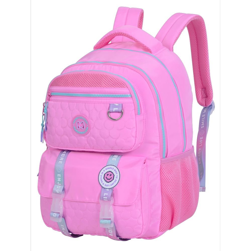 Mochila Escolar Doble Blush 44x32cm Marshmallow