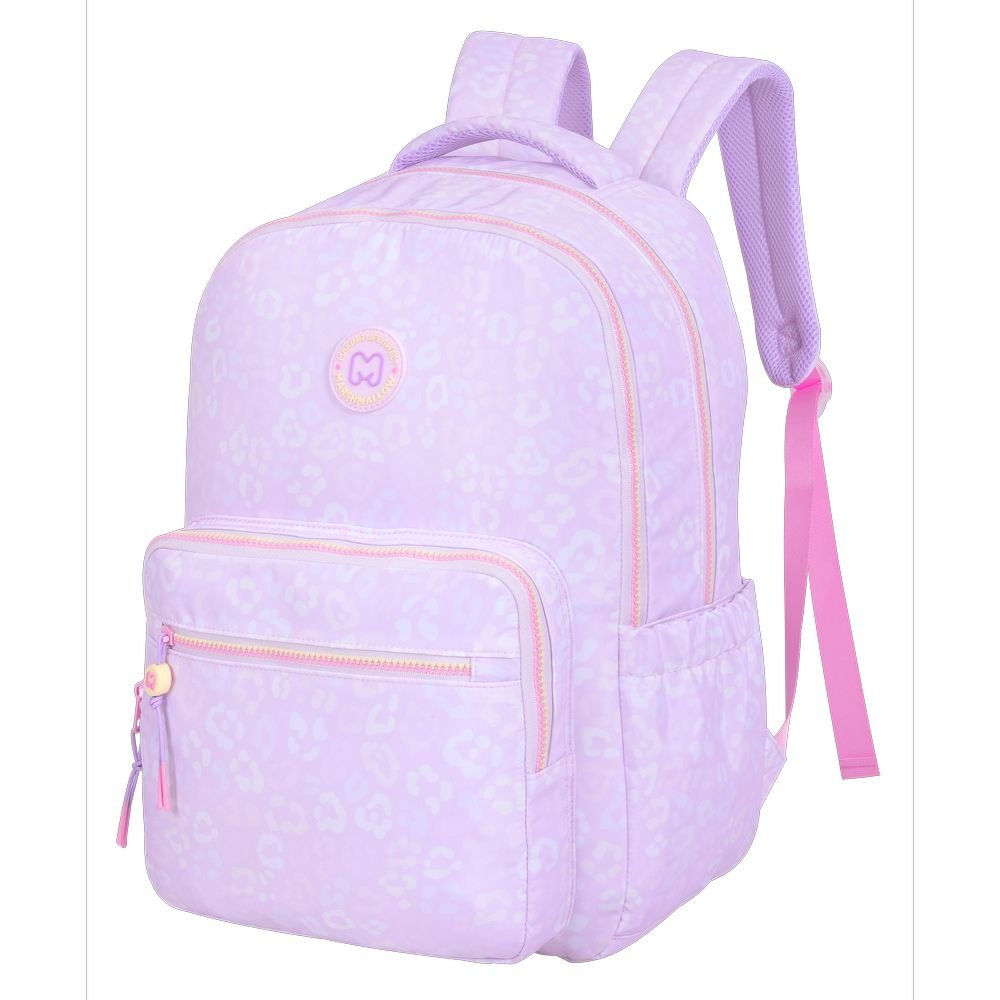 Mochila Escolar Party Jungle 43x33cm Marshmallow