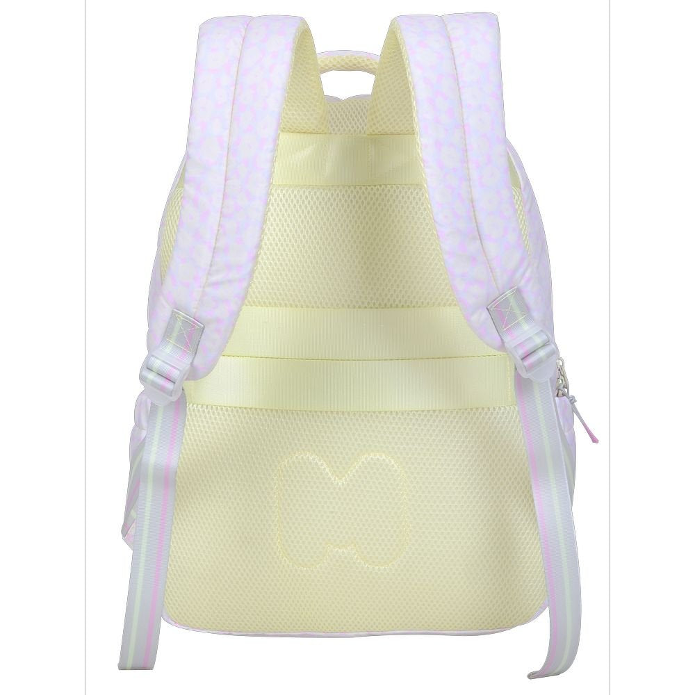 Mochila Escolar Doble Tropical Pink Marshmallow 43x33cm