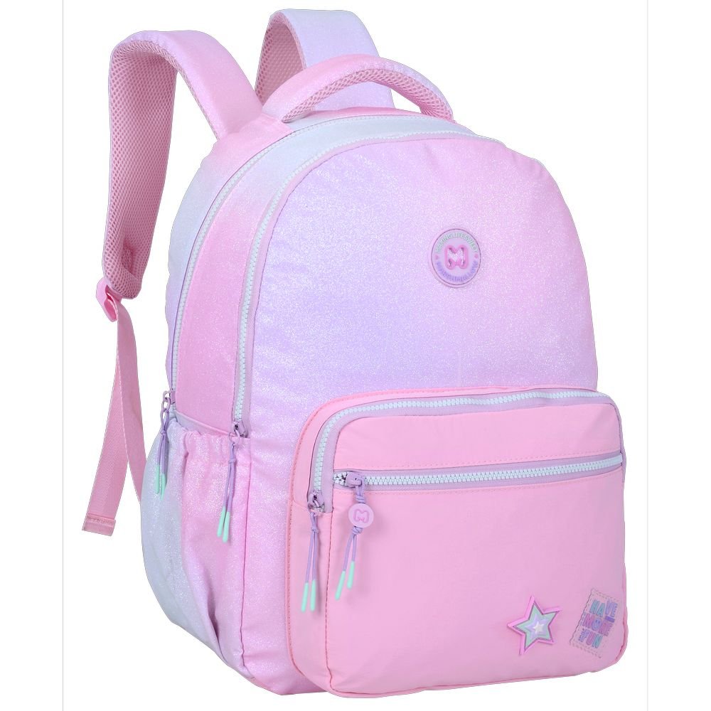 Mochila Escolar Doble Spotlight 43x33cm Marshmallow