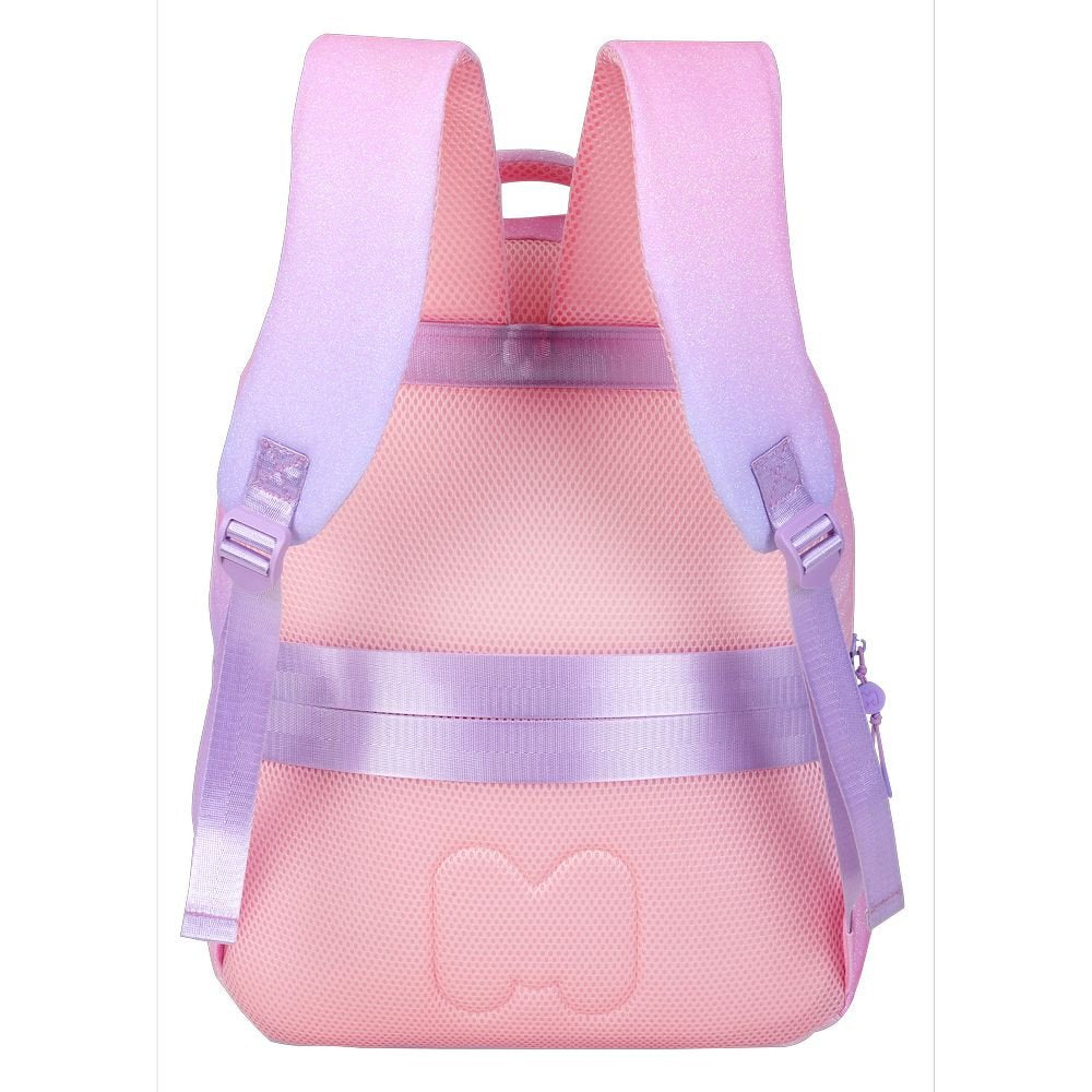 Mochila Escolar Doble Bubblegum Marshmallow 43x33cm