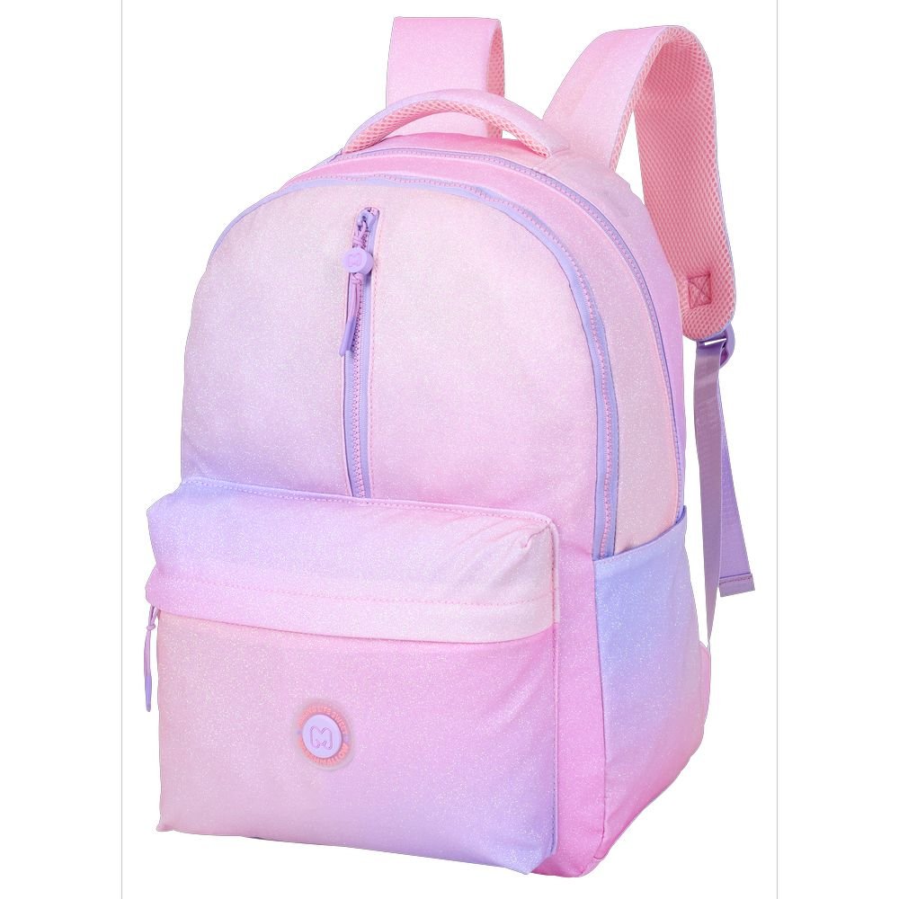Mochila Escolar Doble Bubblegum Marshmallow 43x33cm